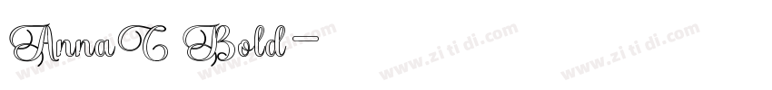 AnnaC Bold字体转换